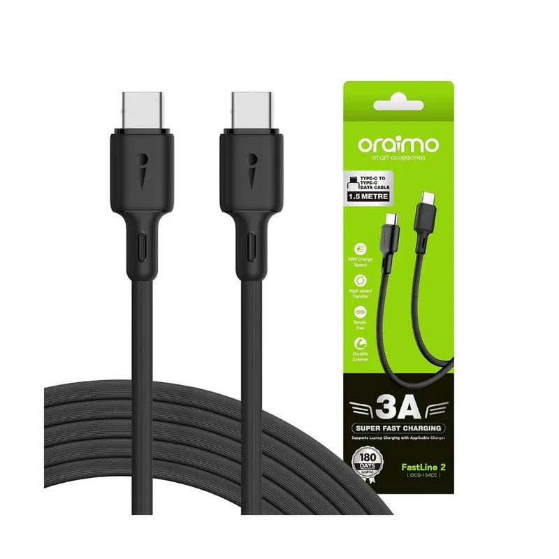 Oraimo FastLine 2 Data Cable C TO C  60W 1.5M