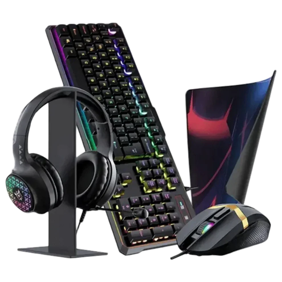 مجموعة ألعاب 5 في 1 اونيكوما لوحة مفاتيح، ماوس، وسماعة- TZ5006