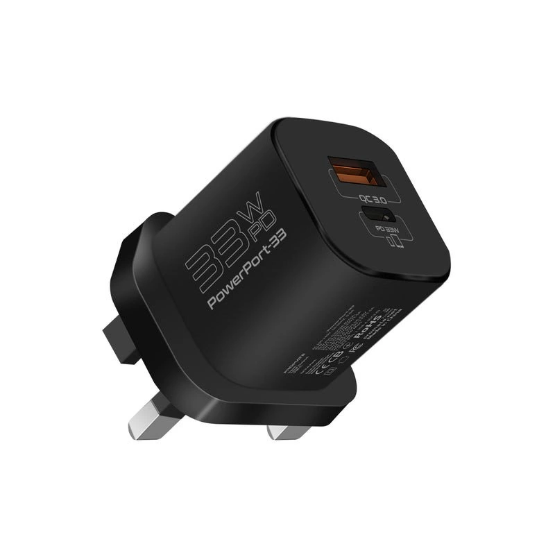 PROMATE CHARGE 33W POWERPORT-33.BLACK