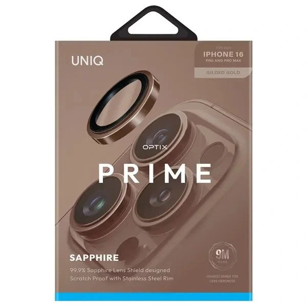 UNIQ Prime - Camera Lens Protector - Pro / Pro Max - Desert Titanium