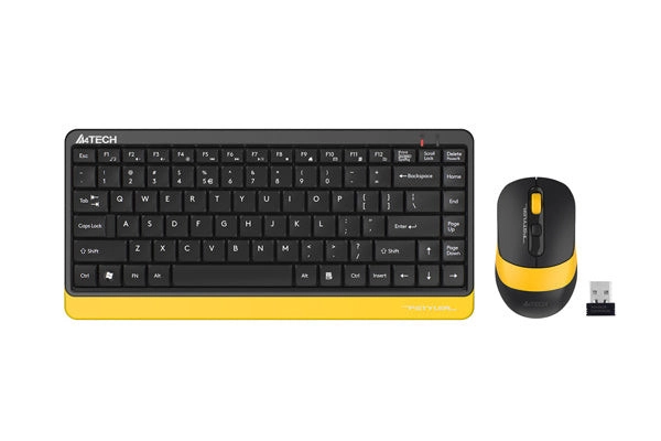 Wireless Keyboard & Mouse A4Tech FG1110 2.4 GH BUMBLEBEE