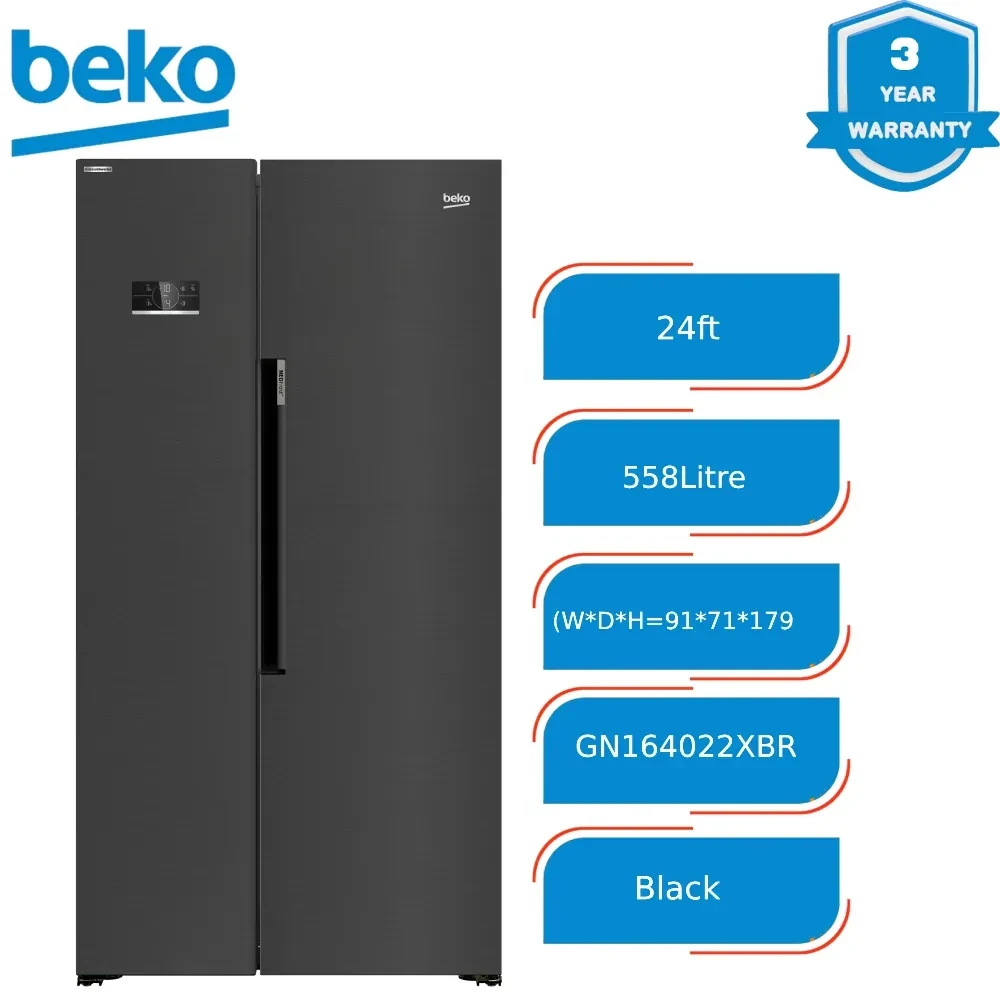 ثلاجة بيكو فرنش دوور بنظام  تبريد مزدوج GN164022XBR