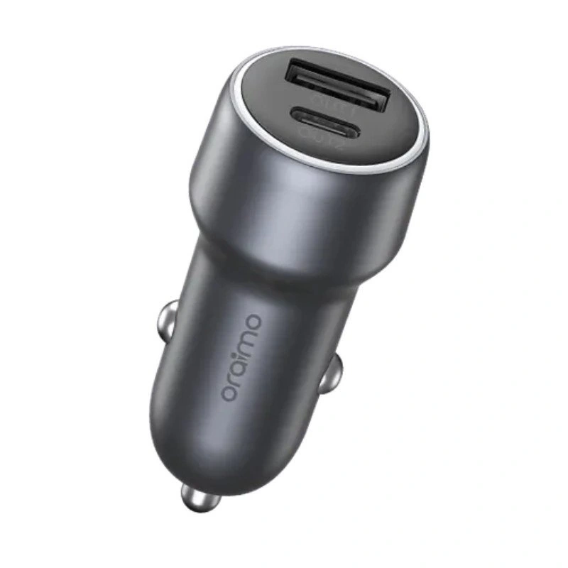 Oraimo Bullet 48W Car Charger Dark Chrome