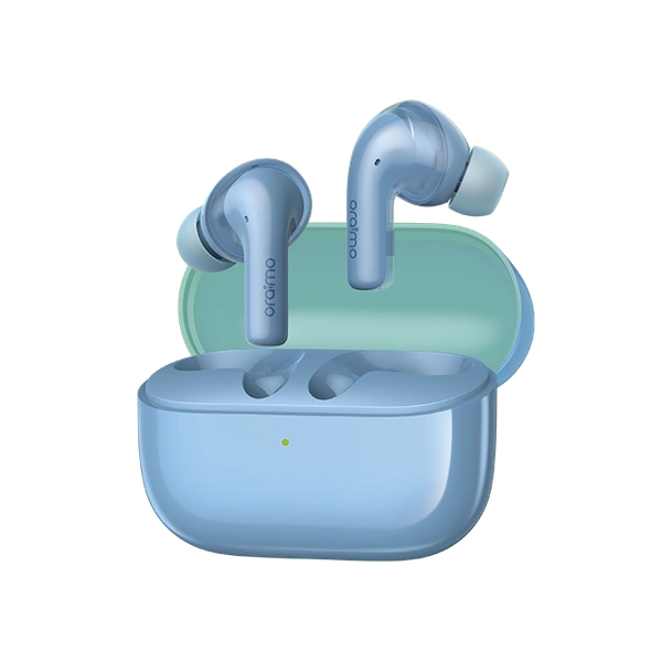 Oraimo SpaceBuds Z White blue ANC TWS Earbuds