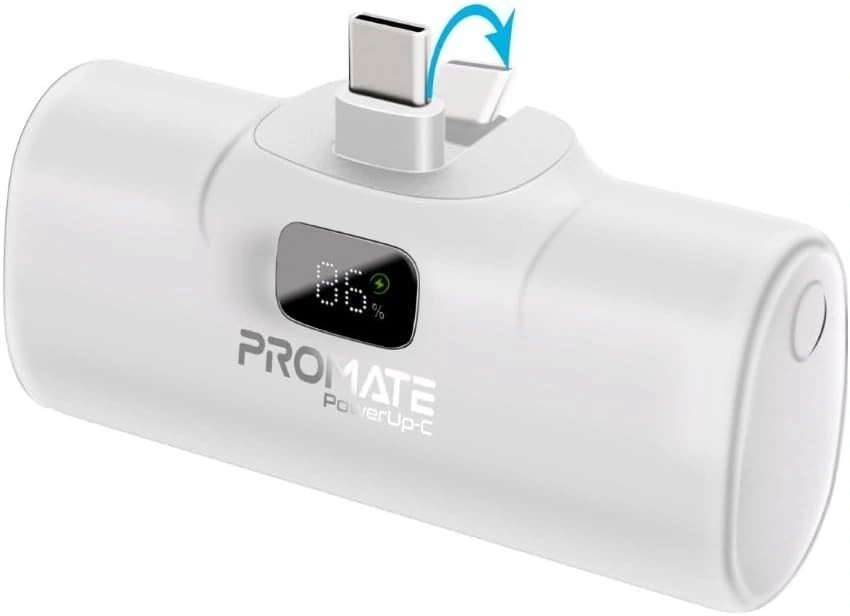 PROMATE POWER BANK POWERUP-C.WHITE
