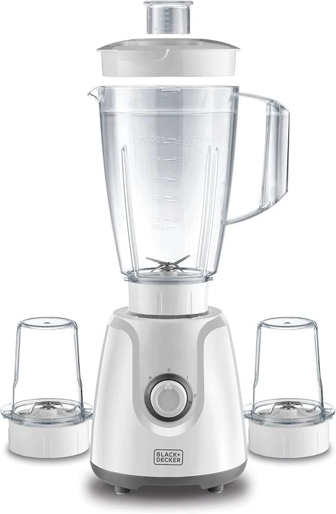 Black&Decker BX4000-B5 Blender With Grinder &Chopper 400W white