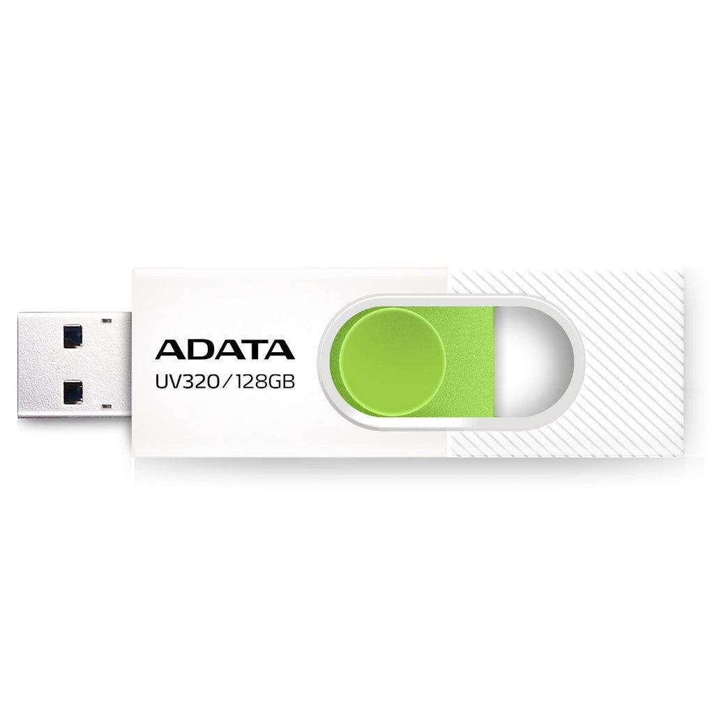 A-DATA 64GB UV320 WHITE/GREEN