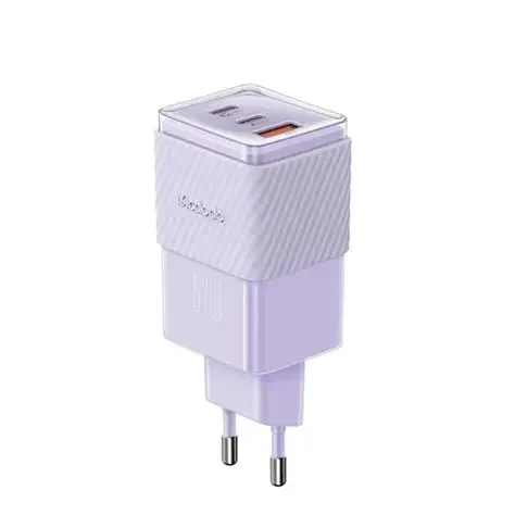 . MC 67W Dichromatic GaN 5 Mini Fast Charger (UK plug) Purple