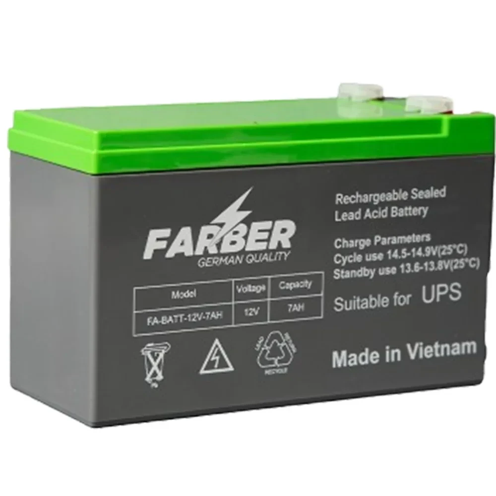 بطارية قابلة لإعادة الشحن فاربر T3165 12 V 7 AH