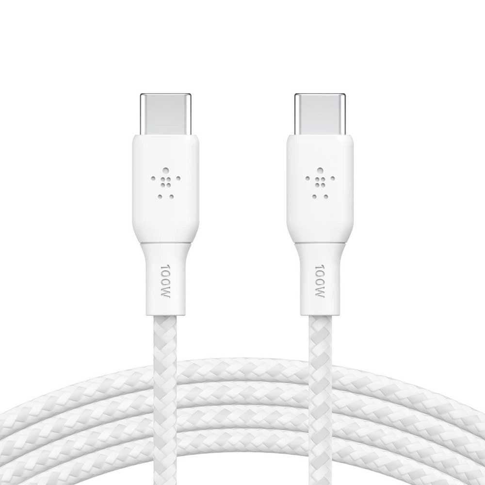 Belkin BoostCharge PRO Flex USB-C to USB-C Braided Silicone Cable, 1M,