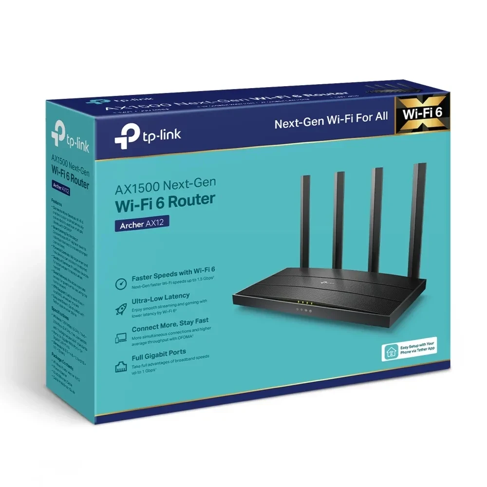 WiFi 6 Router TPLink - راوتر واي فاي 6 تي بي لينك