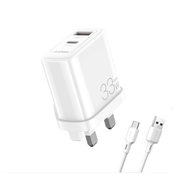 Oraimo PowerGaN 33W Fast Charging charger kit with 3A Type-C cable