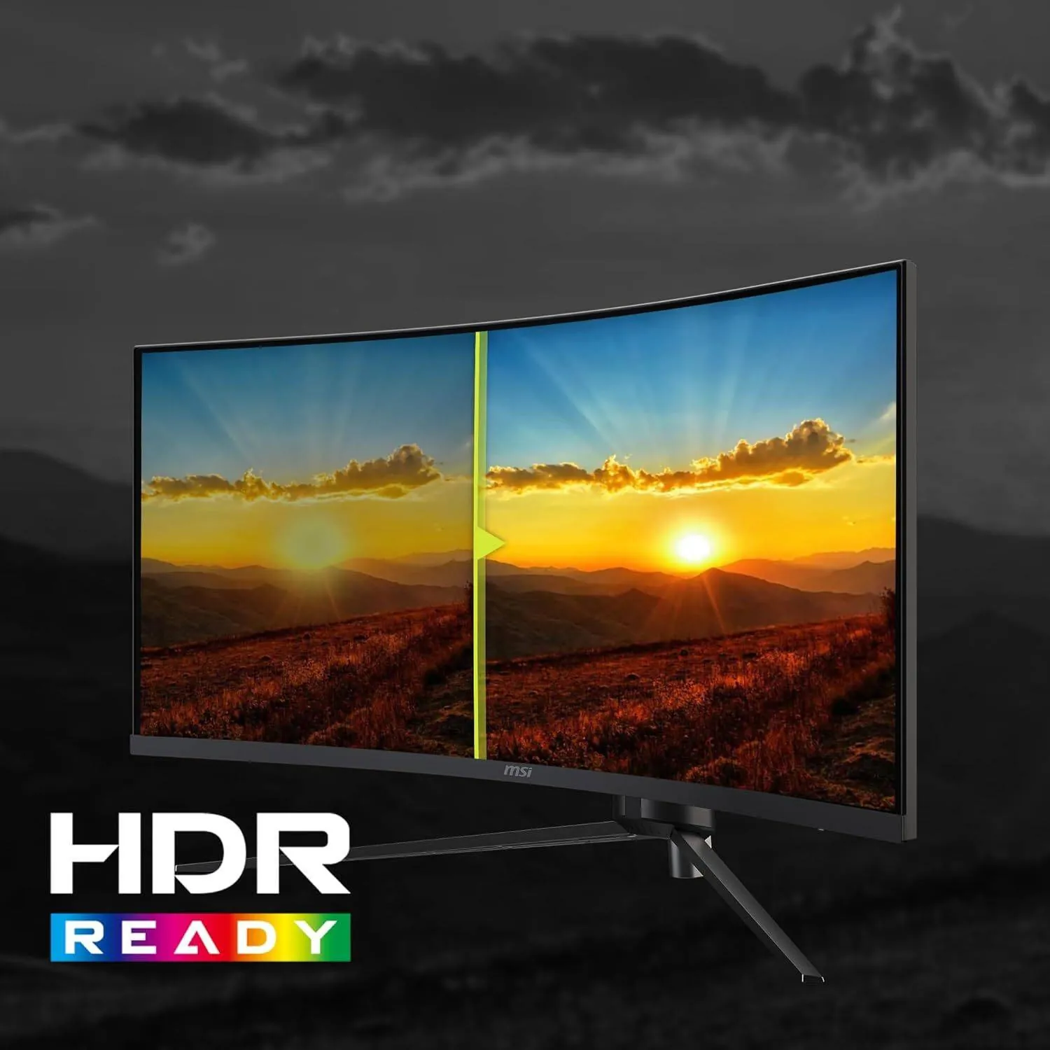 شاشة العاب MSI منحنية MAG 345CQR 34.5 inches