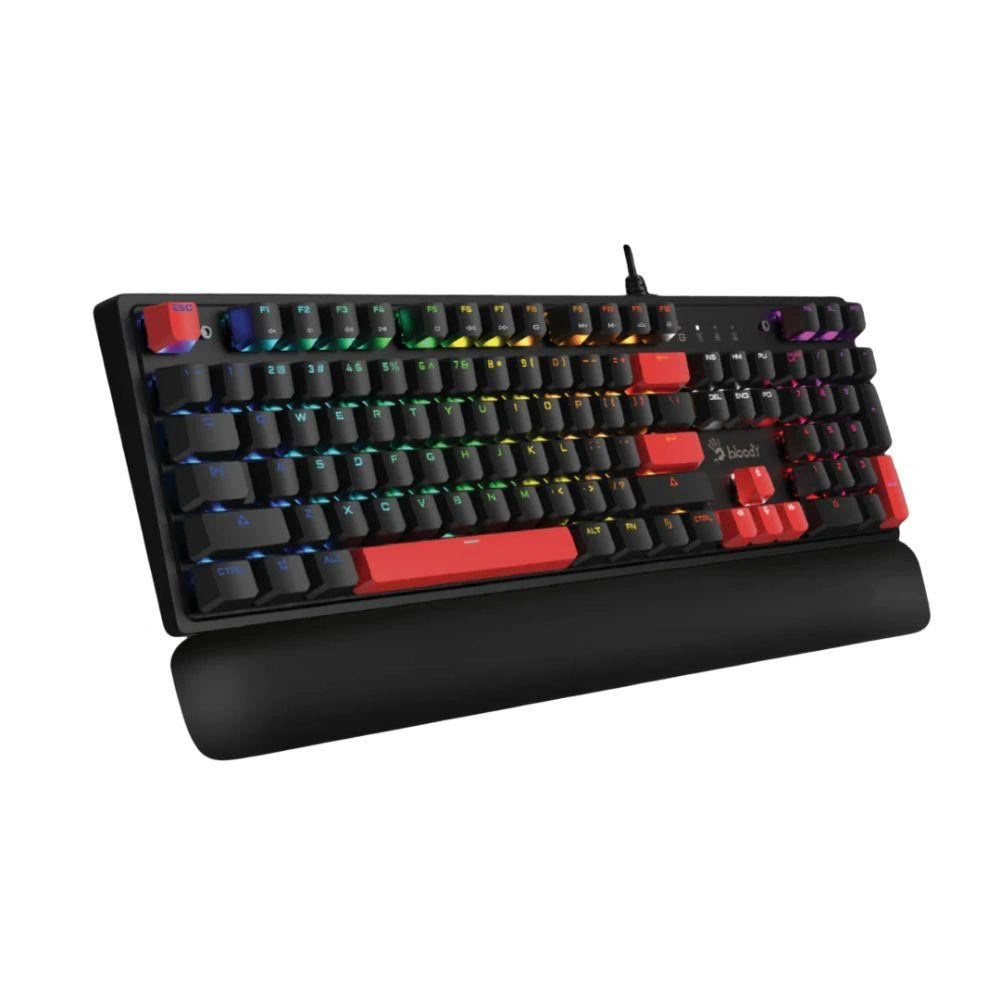 Mechanical Gaming Keyboard Bloody RGB Backlight 1ms Response-S525N-Fire Black