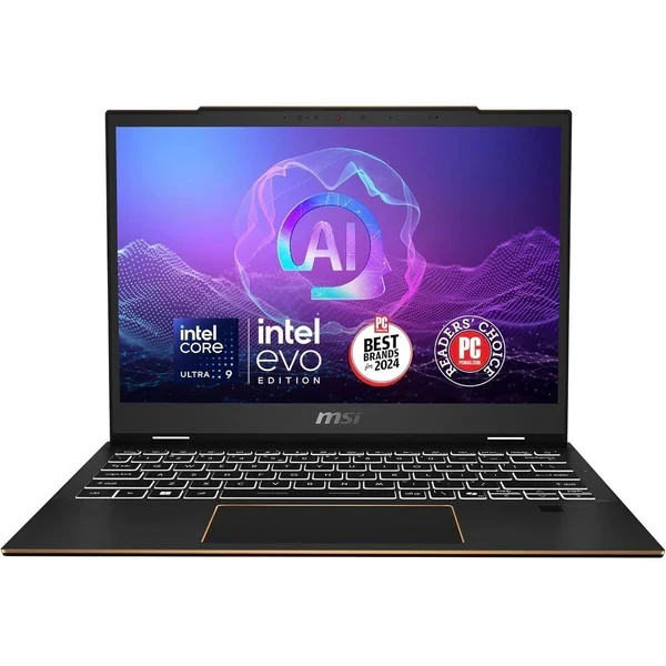 MSI Summit 13 AI+ Evo A2VMTG-025AE Copilot+ PC 13.3" FHD+ Laptop - Core Ultra 9 288V - 32GB DDR5 RAM - 1TB SSD - Shared - Win 11 Home (Ink Black)