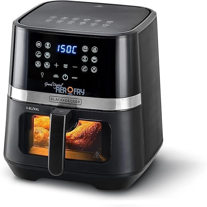 Black&Decker AF5800-B5 Air Fryer 8.5L black/silver