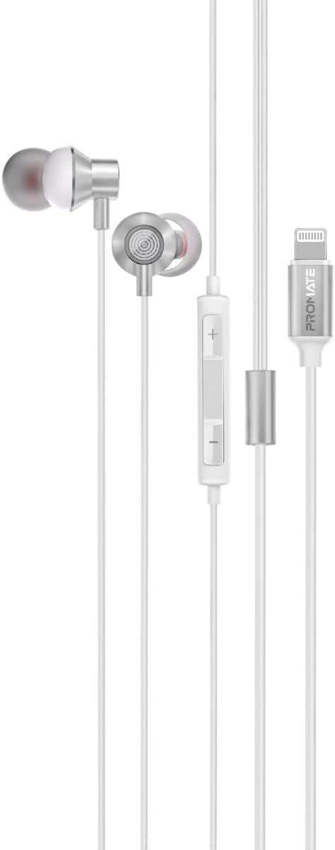 PROMATE EARPHONE VIBE-LT.WHITE