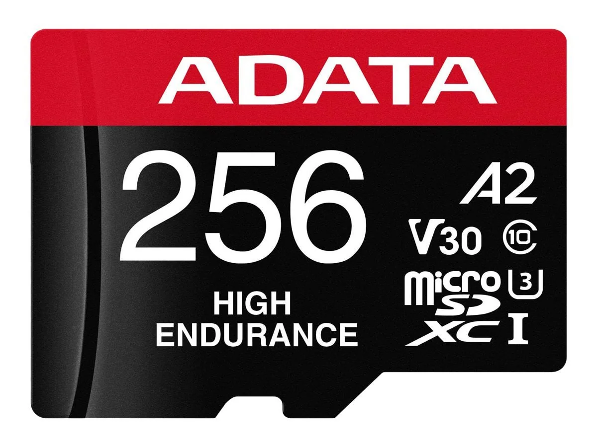 A-DATA MICRO SD 256GB V30S A2 HIGH RED