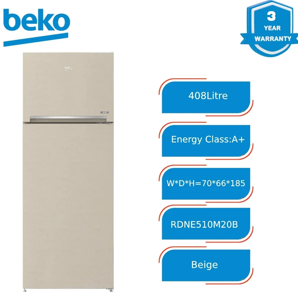 Refrigerator Beko ProSmart Inverter Top Freezer 70cm RDNE510M20B
