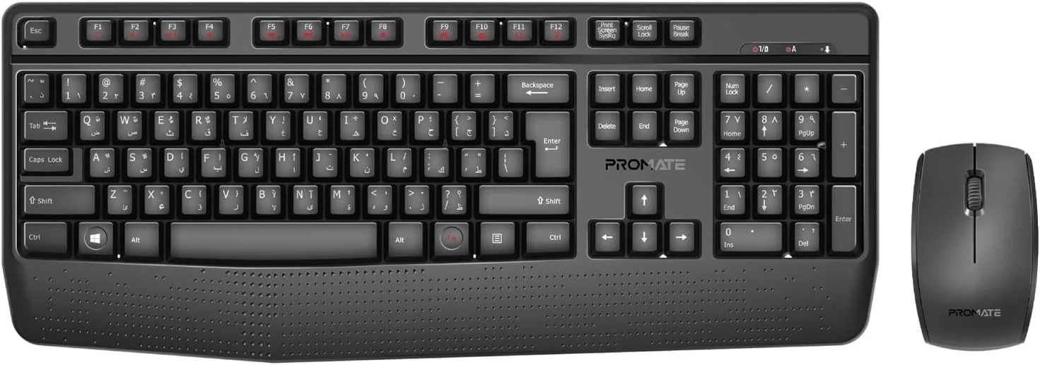 PROMATE KB+MOUSE WIRELESS PROCOMBO-14.BLACK