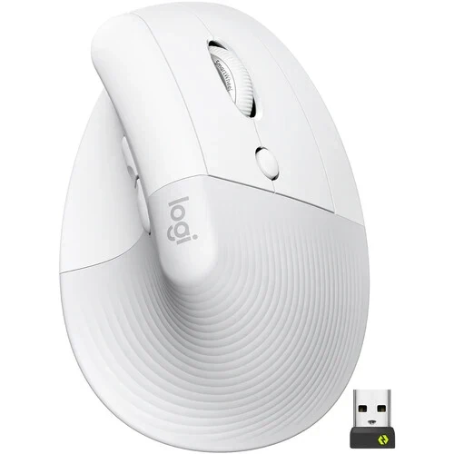 LOGITECH LIFT VERTICAL MOUSE PALE