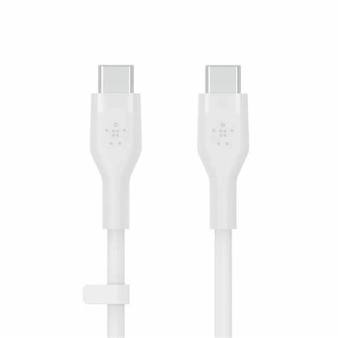 Belkin USB-C TO USB-C 2.0 SILICONE 1M WHT