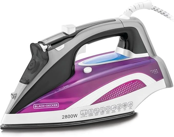 Black&Decker X2250-B5 Steam iron 2800W Purple/White