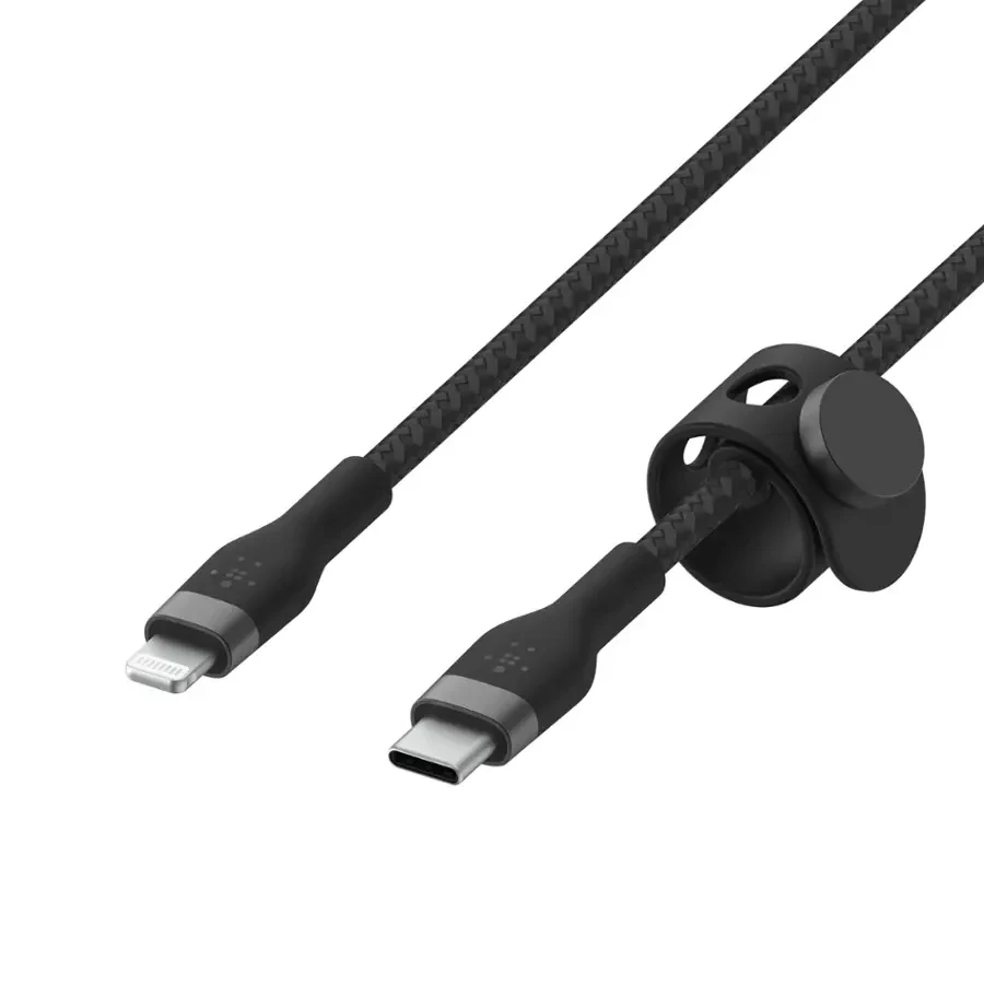 BELKIN USB-C Braided Silicone Cable Lightning , 1M, Black