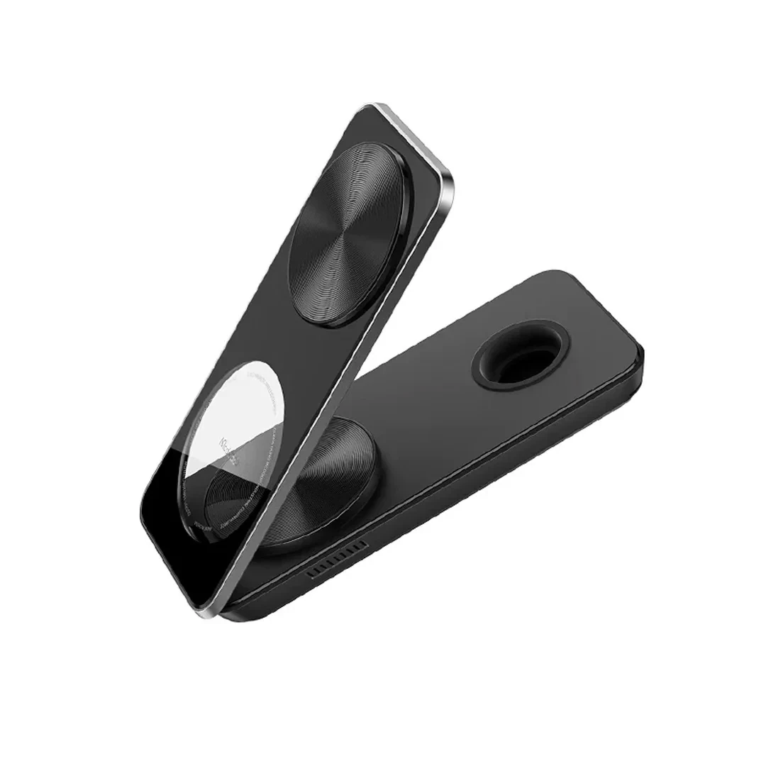 MC Peace Series 3 in 1 Foldable Magnetic Wireless Charger Black