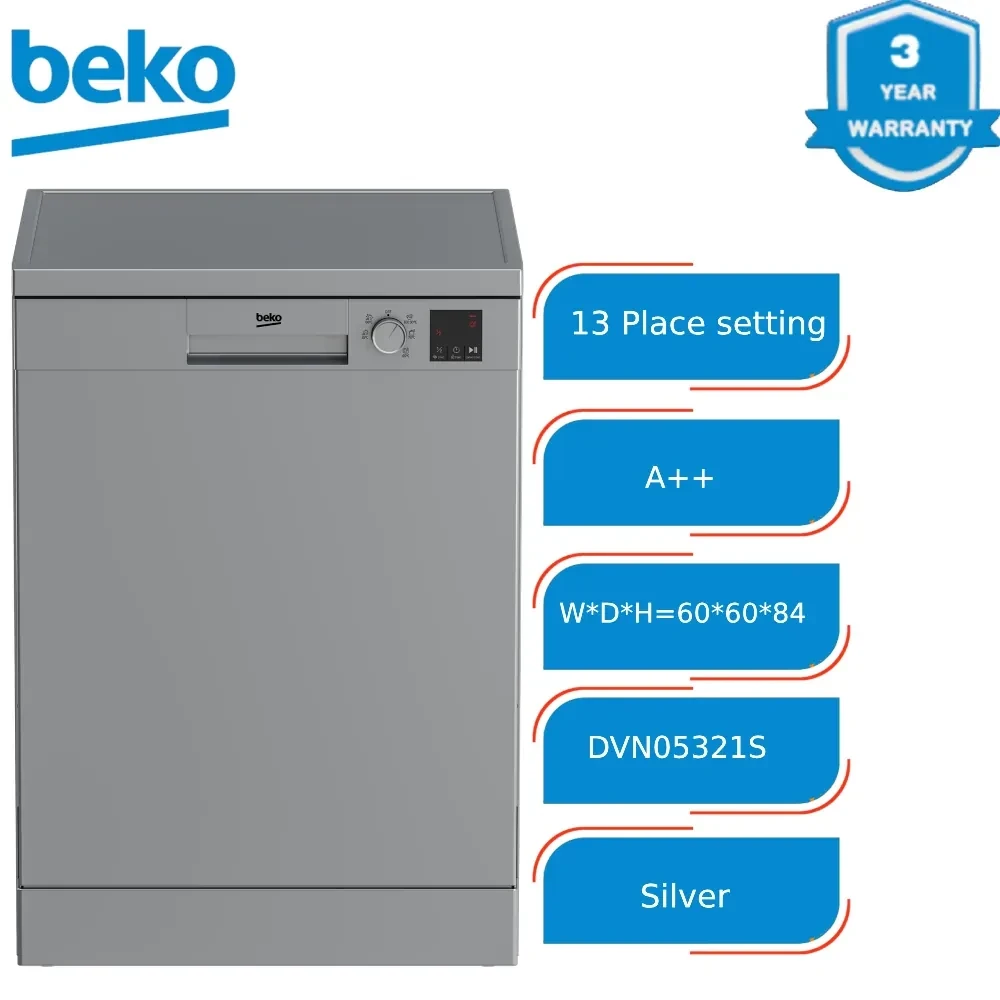 Dishwasher Beko A++ Energy 13 Place Settings DVN 05321 S
